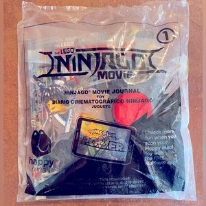 Lego Ninjago Movie Happy Meal kid’s toy #1 in set- Movie journal